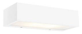 Design hosszúkás fali lámpa, fehér, 25 cm - Houx