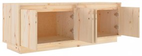 tömör fenyőfa TV-szekrény 110,5 x 34 x 40 cm