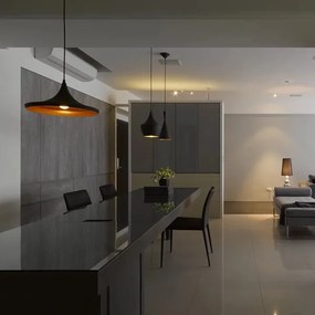 Függeszték MODERN E27/60W fekete