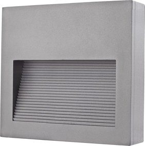 NOVOLUX 289C-L0210B-03 SLIM Modern Kültéri Fali Lámpa Szürke LED IP65