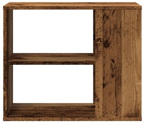 antik fa színű szerelt fa kisszekrény 60 x 30 x 50 cm