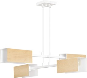 Emibig modern skandináv függeszték zaper fehér emi617/4