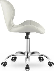 AVOLA VELVET irodai szék, fehér