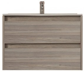 Porto 80 alsó fürdőszoba bútor mosdóval rauna szil színben