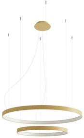 Thoro TH.268 - RIO LED csillár 80W, 230V, CRI95, 4000K, arany