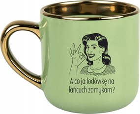 Bögre Zöld 400 Ajándék Vicces Nap Van Hűtő Lánc Zár?