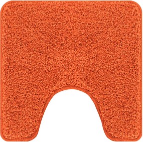 vidaXL Csúszásgátló Fürdőszőnyeg WC Nyírással Narancssárga 50 x 50 cm