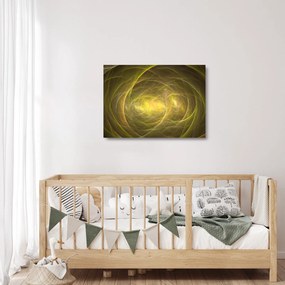 Modern absztrakt kép (üvegen) (70x50 cm)
