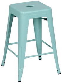 Türkiz fém bárszék szett 2 db-os (ülésmagasság 61 cm) – Ixia