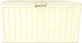 Kerti tároló box 112x49x54 cm, műanyag, bézs, AZB-G2075 CRM