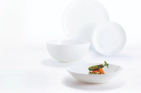 Luminarc DIWALI üveg étkészlet 19 részes 6 személyes fehér