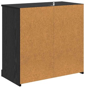 Magasfiú fiókkal Fekete tölgy 70 x 35,5 x 67,5 cm Faanyag