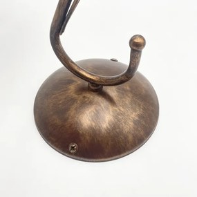 COBRA fali lámpa 1xE27/60W/230V bronz/patina