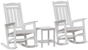 3 darabos Kertbeni Pihenőszett Fehér HDPE