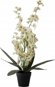 Művirág Orchidea fehér 54cm magas