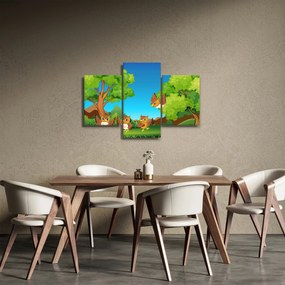 Kép - vidám baglyok (90x60 cm)