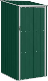 vidaXL zöld horganyzott acél kerti fészer 87 x 98 x 159 cm