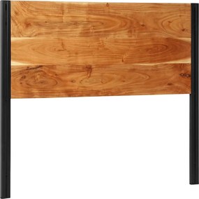 vidaXL tömör fa akác és vas fejtámla 120 cm