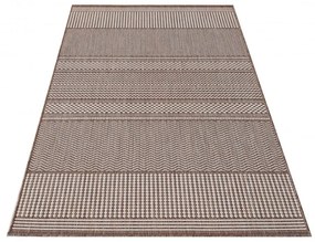 Kiváló minőségű barna szőnyeg finom mintával, amely bármilyen helyiségbe illeszkedik Szélesség: 80 cm | Hossz: 150 cm