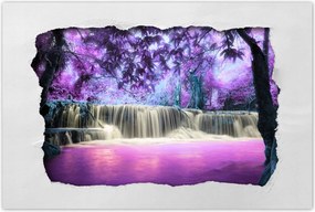 Poszterek 90x60 Lila vízesés