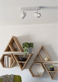 Eglo 300575 - Fürdőszobai spotlámpa CONSUMA 2xGU10/5W/230V IP44 fehér