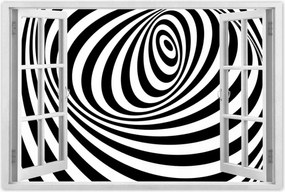 Poszterek 120x80 Absztrakt fekete-fehér