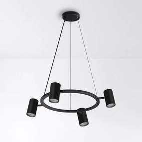 Brilagi - LED RGBW dimmelhető, kábelen függesztett csillár SELE 4xGU10/6,5W/230V fekete