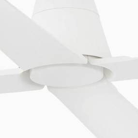 FARO 33480 - Mennyezeti ventilátor TYPHOON IP44 fehér á. 130 cm fehér + távirányító