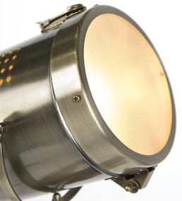 Ipari állólámpa háromlábú fa állvánnyal és stúdió spottal - Braha