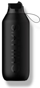 Chilly's Bottles termosz palack - fekete mélység 500 ml, Series 2 Flip edition