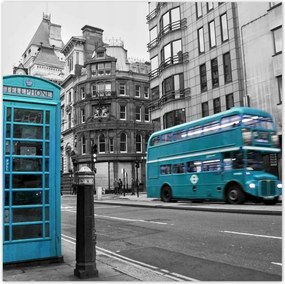 Poszterek 140x140 Petrol blue in London