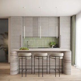 Sollux SL.1337 - Csillár zsinóron ARCHE 1xG9/8W/230V fehér