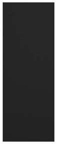 fekete szerelt fa tálalóasztal 105 x 30 x 80 cm