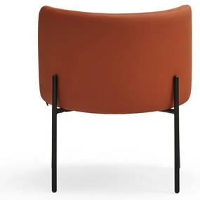 Narancssárga műbőr fotel Mogi - Teulat