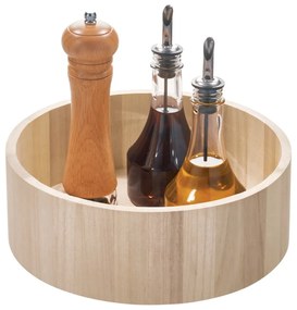 Tall forgó konyhai rendszerező paulownia fából, ø 26,7 cm - iDesign