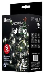 Karácsonyi díszek CHAIN IP44 3m 180xLED