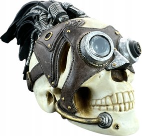 Steampunk Koponya Figura Színes Veronese (WU76300VA)