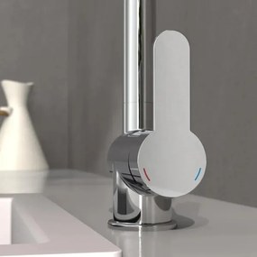 Schütte 79700 - LONDON konyhai csaptelep kihúzható zuhanyfejjel, fényes króm