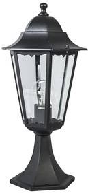 Klasszikus kültéri lámpa talppal fekete IP44 - New Orleans