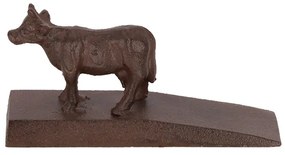 Öntöttvas ajtókitámasztó ék, bocis, 13 x 6 cm