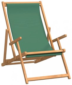 zöld tömör tíkfa összecsukható strandszék