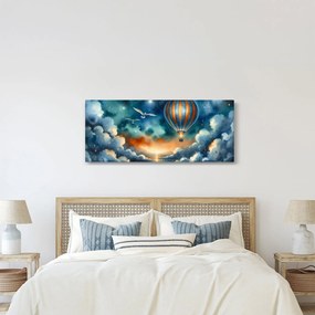 Kép - Repülés az éjjeli ég alatt (120x50 cm)