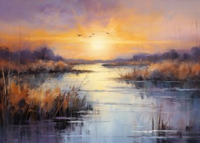 Poszter 35x25cm Nyugat a mocsarakban