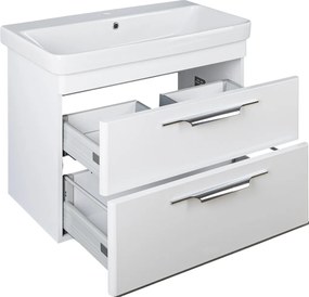 TMP LUX 80 fali fürdőszobabútor - Sanovit LUXURY - 11080 mosdóval - 80,5 x 46 cm