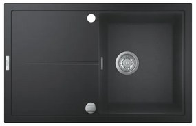 GROHE 31639AP0 - Mosogató K400 780 × 500 mm kő/fekete