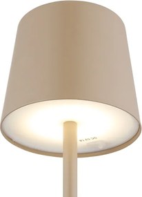 Globo 58482S-LED VAN. asztali lámpa 12W/5V 2200mAh IP44 krém, töltővel