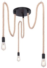 Globo 69029-3H1 - Csillár zsinóron ULLEU 3xE27/60W/230V pók