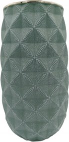 Kerámia váza zöld-arany 30 cm