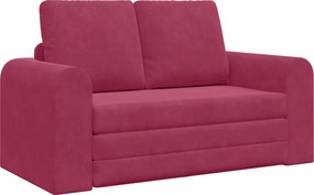 vidaXL Kanapéágy 60cm Bordó Bársony