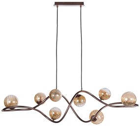 ONLI - Csillár zsinóron FRIDA 8xG9/10W/230V réz